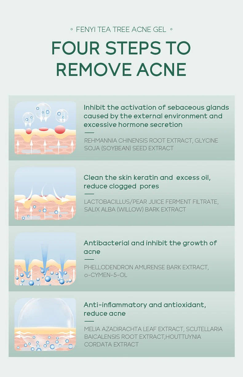 Acne medicine, tea tree oil