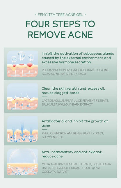 Acne medicine, tea tree oil